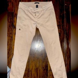 Khaki skinny jeans stretchy comfy size 4